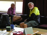 Janet and John Whiteman on Sunday morning